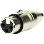Tecnix XLR Female -RCA Female Silver Adaptor - Image 2