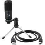 Tecnix Usb Mic W/table Top Stand & Usb Cable