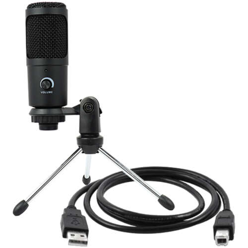 Tecnix Usb Mic W/table Top Stand & Usb Cable