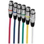 XLR To XLR 6 Pack 2 Core