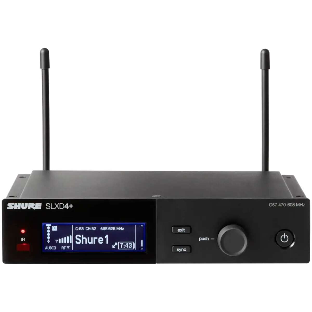 Shure SLXD24+/N8CB  Digital Wireless Handheld System with Nexadyne™ 8/C - Image 2