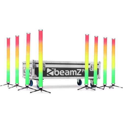 Beamzpro Kratos Led Tube Rgbw IP65 [8 In A Flightcase]