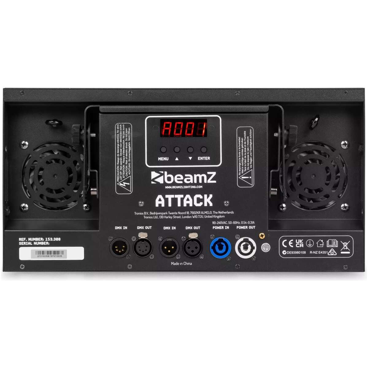 Beamz Attack Led Combi Strobe 24X 5W Rgb+cw+ww IP20 - Image 2