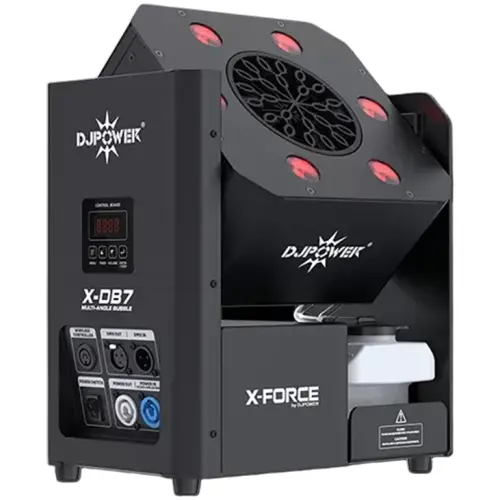 Djpower X - DB7 Bubble Machine Multi Angle Rgba 60W