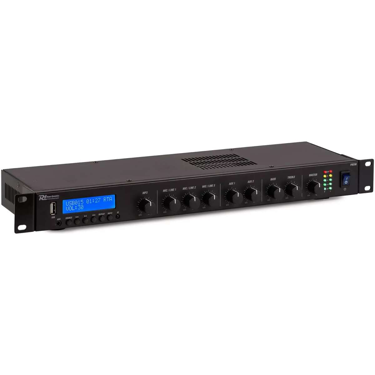 Pdm PDC90 Mixer Amplifier 1U 2X 60W Usb/bt/dab+ - Image 5