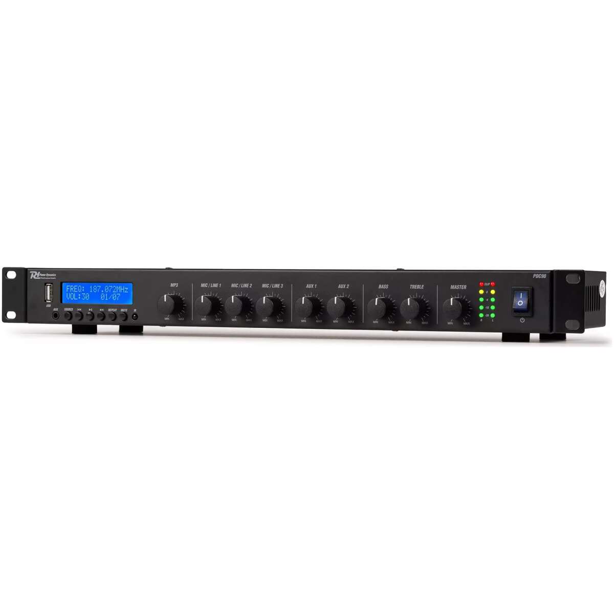 Pdm PDC90 Mixer Amplifier 1U 2X 60W Usb/bt/dab+ - Image 8
