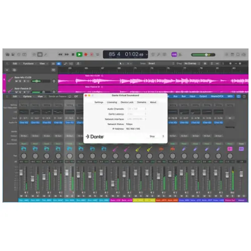 Audinate Dante Virtual Soundcard Pro Software Token (download) (3-year)
