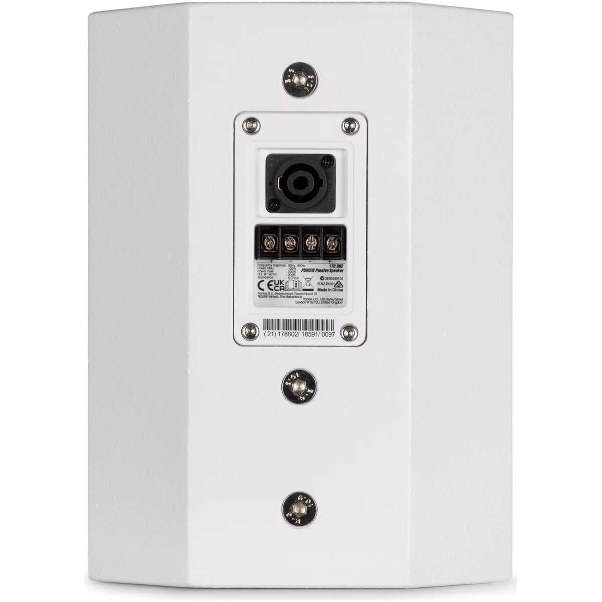 Pdm PDW5W Passive Wall Mount Speaker 5INCH White 100W 8OHM IP20 - Image 9