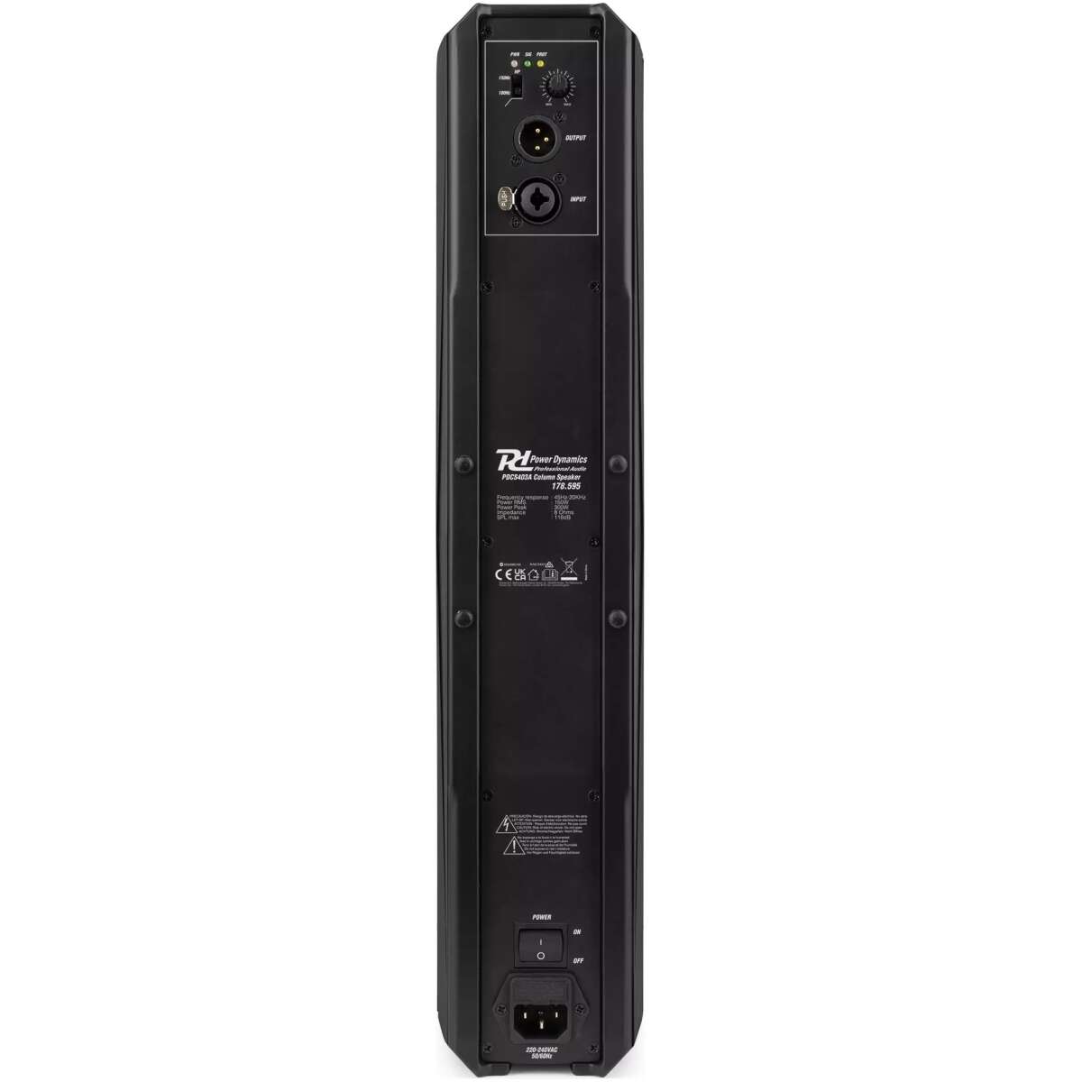 Pdm PDCS403A Active Column Speaker System Black 130W IP20 - Image 5