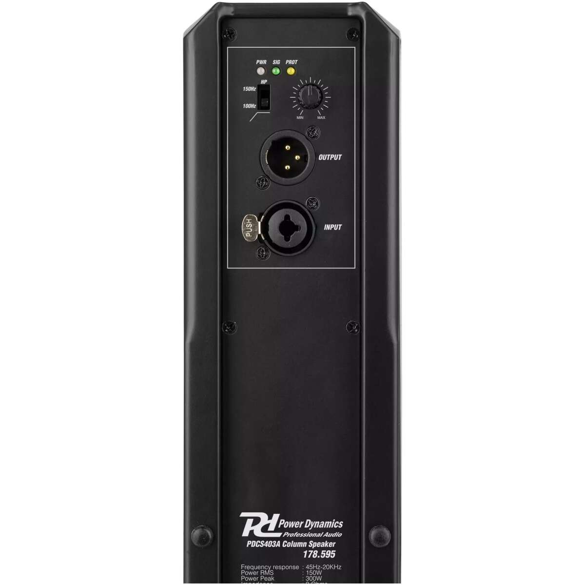 Pdm PDCS403A Active Column Speaker System Black 130W IP20 - Image 6