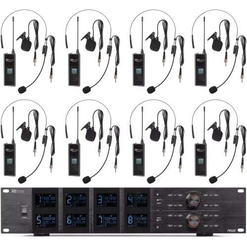 Pdm PD528B 8WAY Lapel Microphone Uhf 500 - 530MHZ