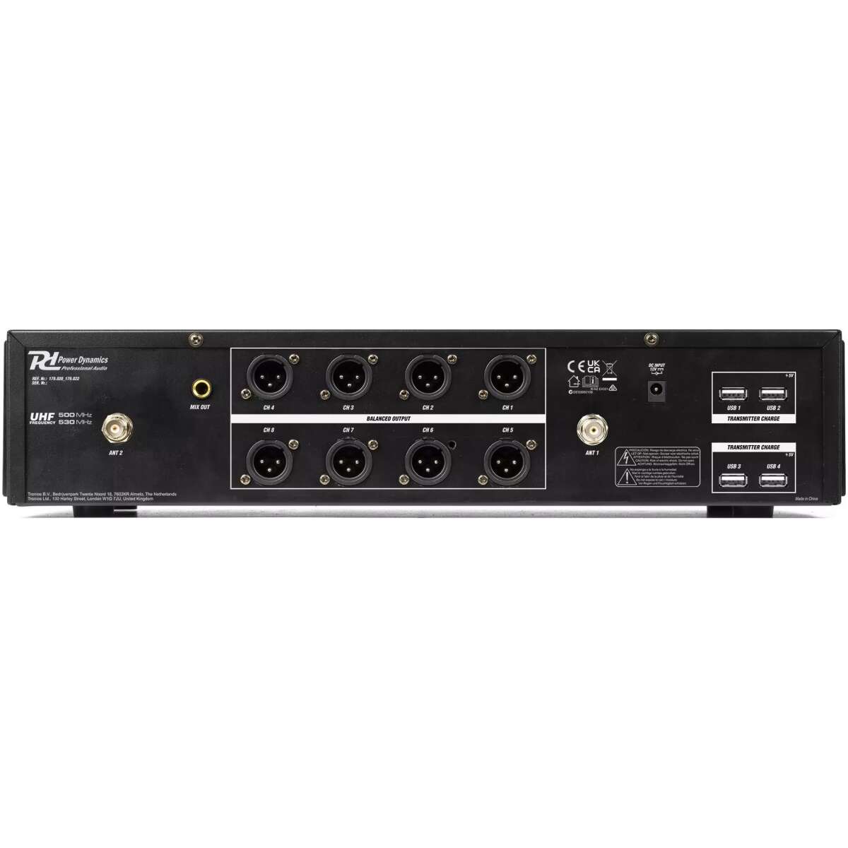 Pdm PD528B 8WAY Lapel Microphone Uhf 500 - 530MHZ - Image 3