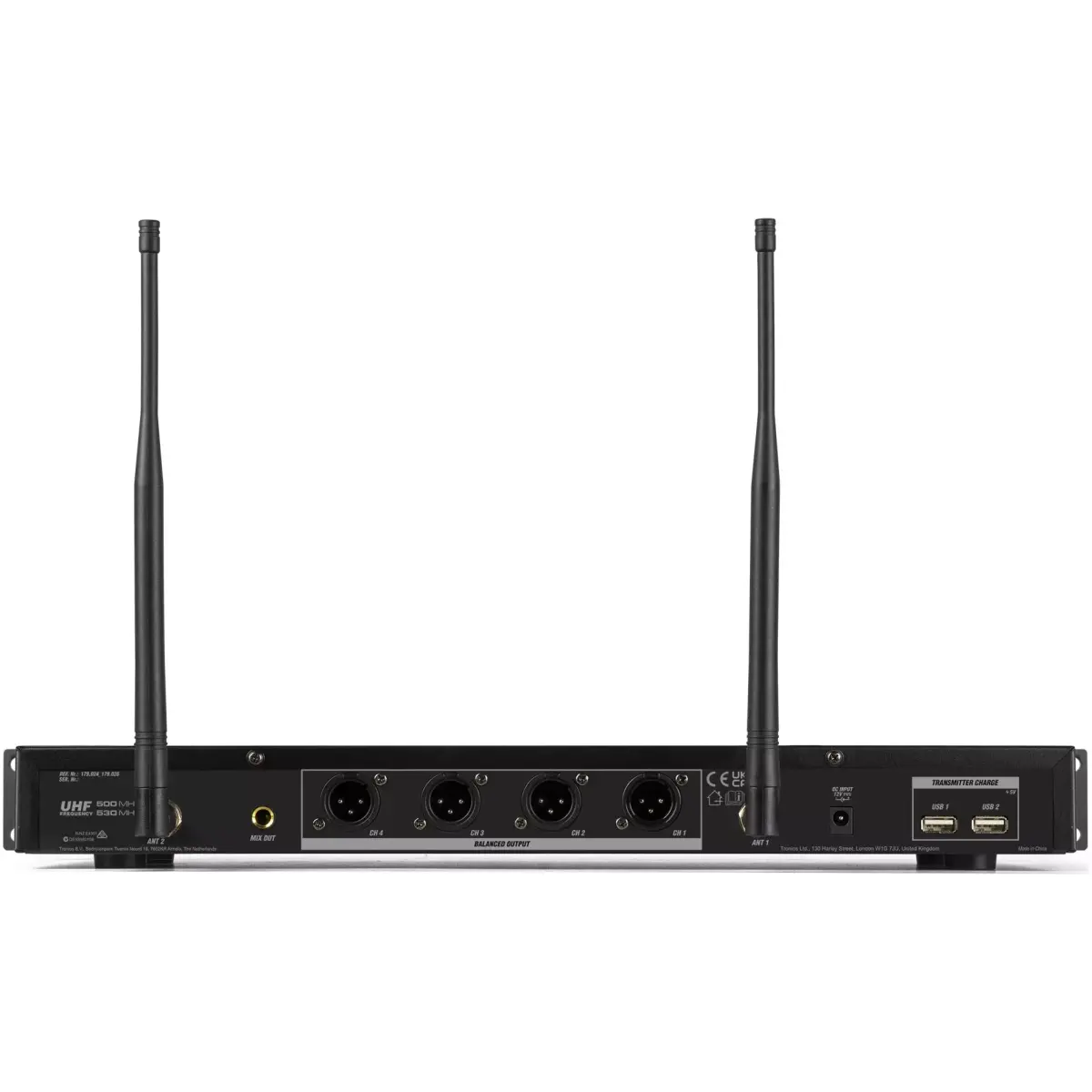 Pdm PD524 Quad Handheld Microphone Uhf 500 - 530MHZ - Image 4