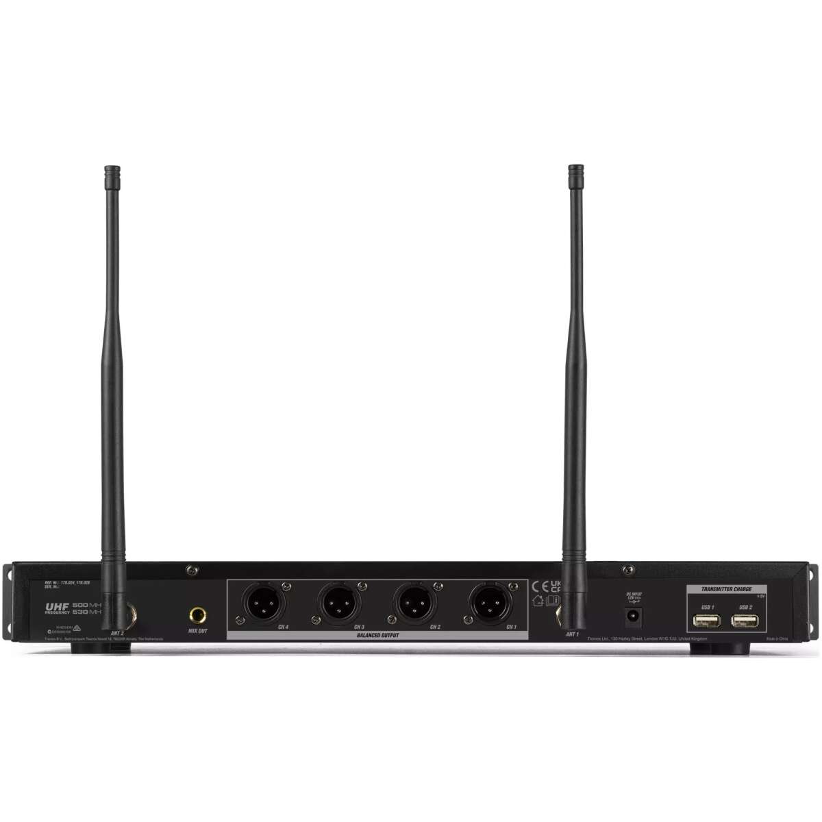 Pdm PD524B Quad Lapel Microphone Uhf 500 - 530MHZ - Image 3