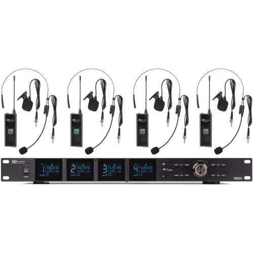 Pdm PD524B Quad Lapel Microphone Uhf 500 - 530MHZ