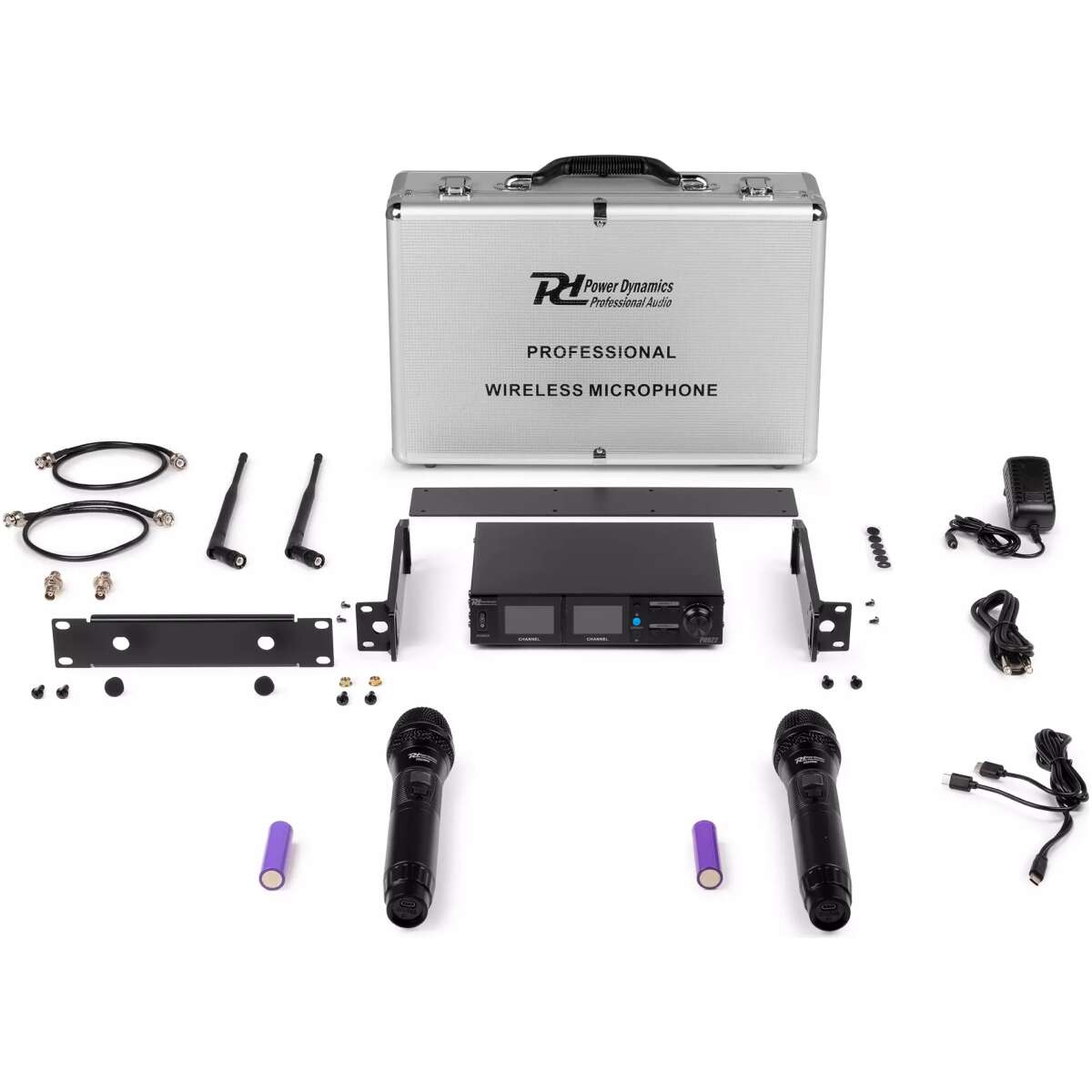 Pdm PD522 Dual Handheld Microphone Uhf 500 - 530MHZ - Image 9