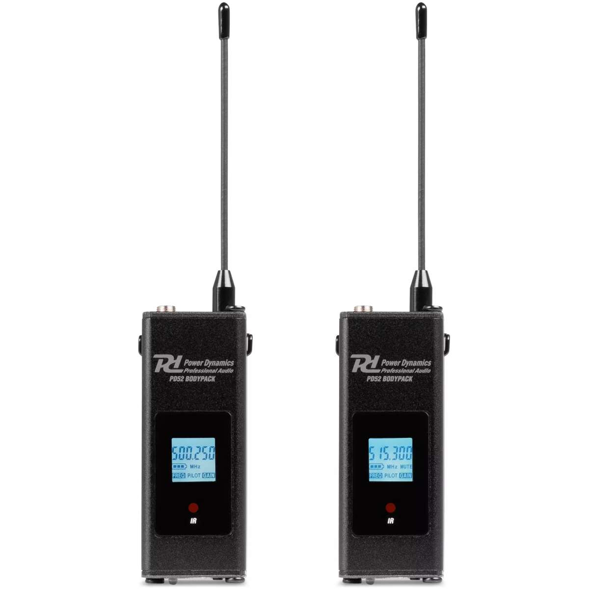 Pdm PD522B Dual Lapel Microphone Uhf 500 - 530MHZ - Image 3