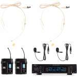Pdm PD220B Dual Lapel Microphone True Diversity Uhf 823 - 832MHZ