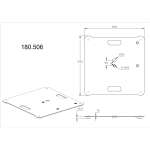 Vonyx Mps - B55S Baseplate 595MM - Image 3