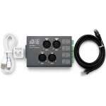 Imix SACN Art-Net to DMX/RDM Pixel Controller 4 Port Ethernet Lighting Interface - Image 2