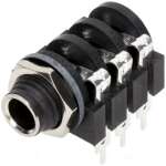 Amphenol Stereo Jack Chassis Plastic Nut Pcb