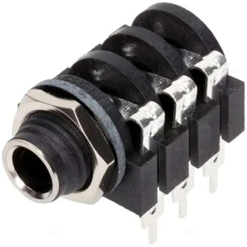 Amphenol Stereo Jack Chassis Plastic Nut Pcb