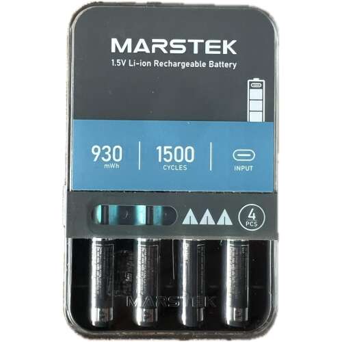 Marstek USB-C 930mWh Li-Ion AAA Rechargeable Battery
