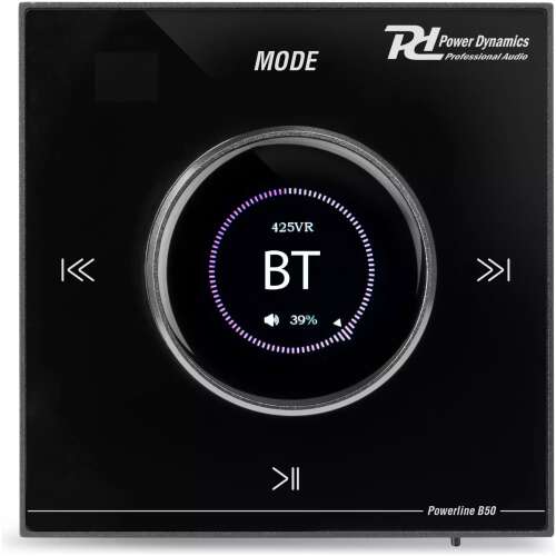 Pdm B50B In - Wall Amplifier 2X 25W BT/LCD/MP3/USB