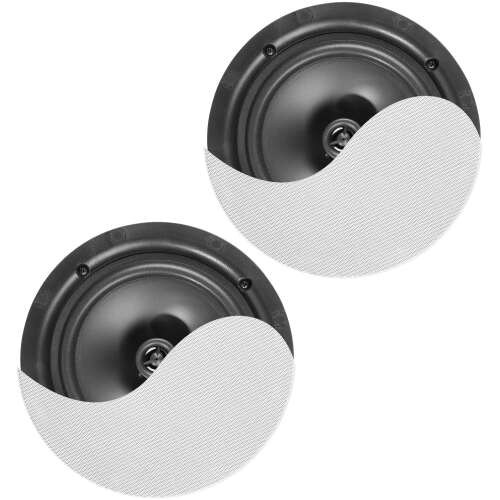 Pdm NCBT8 Active Frameless Ceiling Speaker 8INCH Pair White 80W Bt