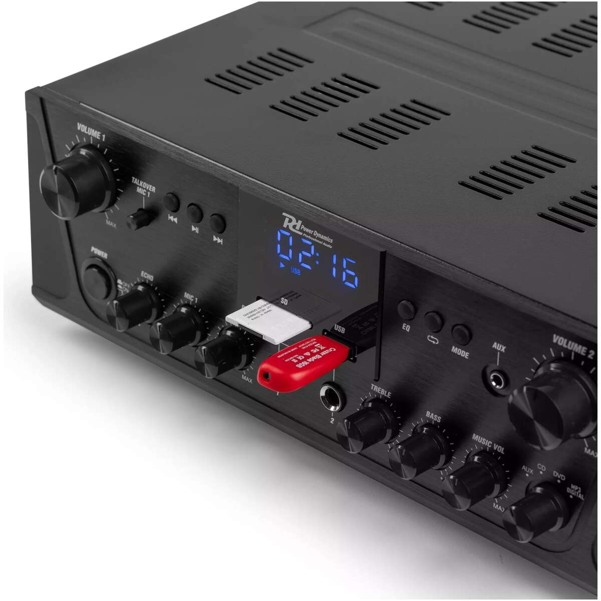Pdm PV220BT Mixer Amplifier 2X 100W Bt/usb/sd/fm - Image 10