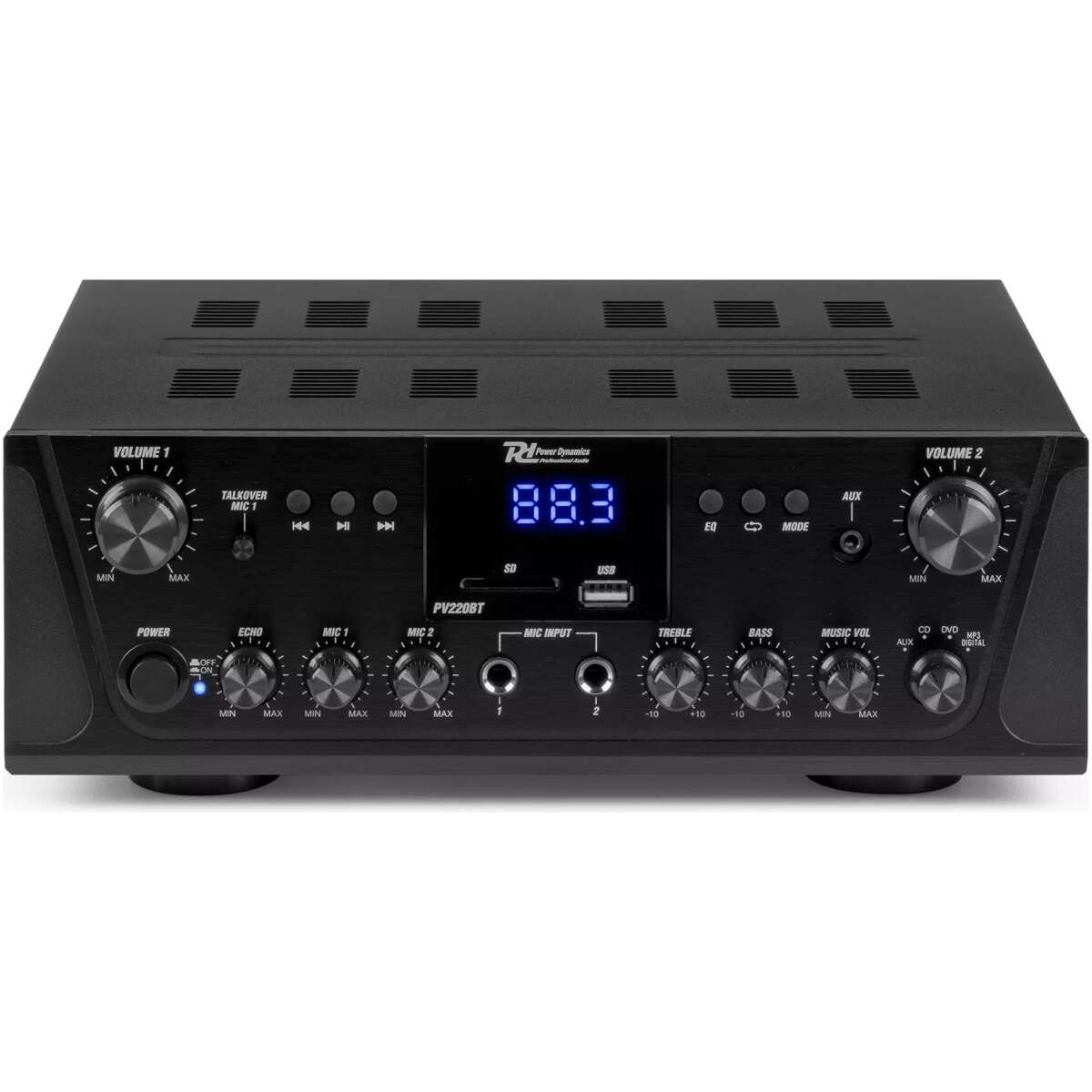 Pdm PV220BT Mixer Amplifier 2X 100W Bt/usb/sd/fm - Image 2