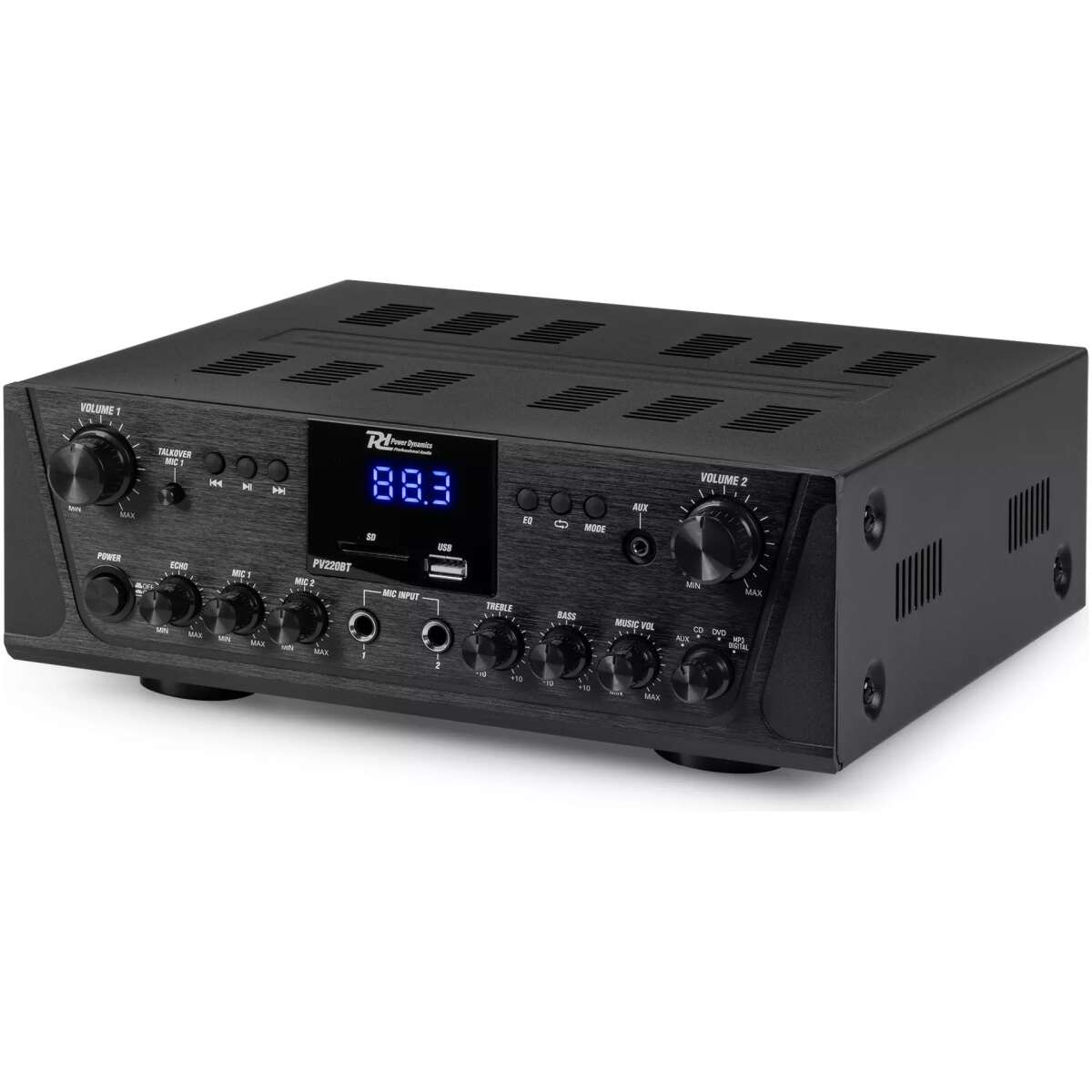 Pdm PV220BT Mixer Amplifier 2X 100W Bt/usb/sd/fm - Image 3