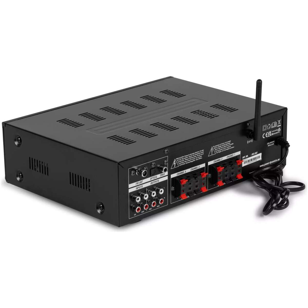 Pdm PV220BT Mixer Amplifier 2X 100W Bt/usb/sd/fm - Image 9