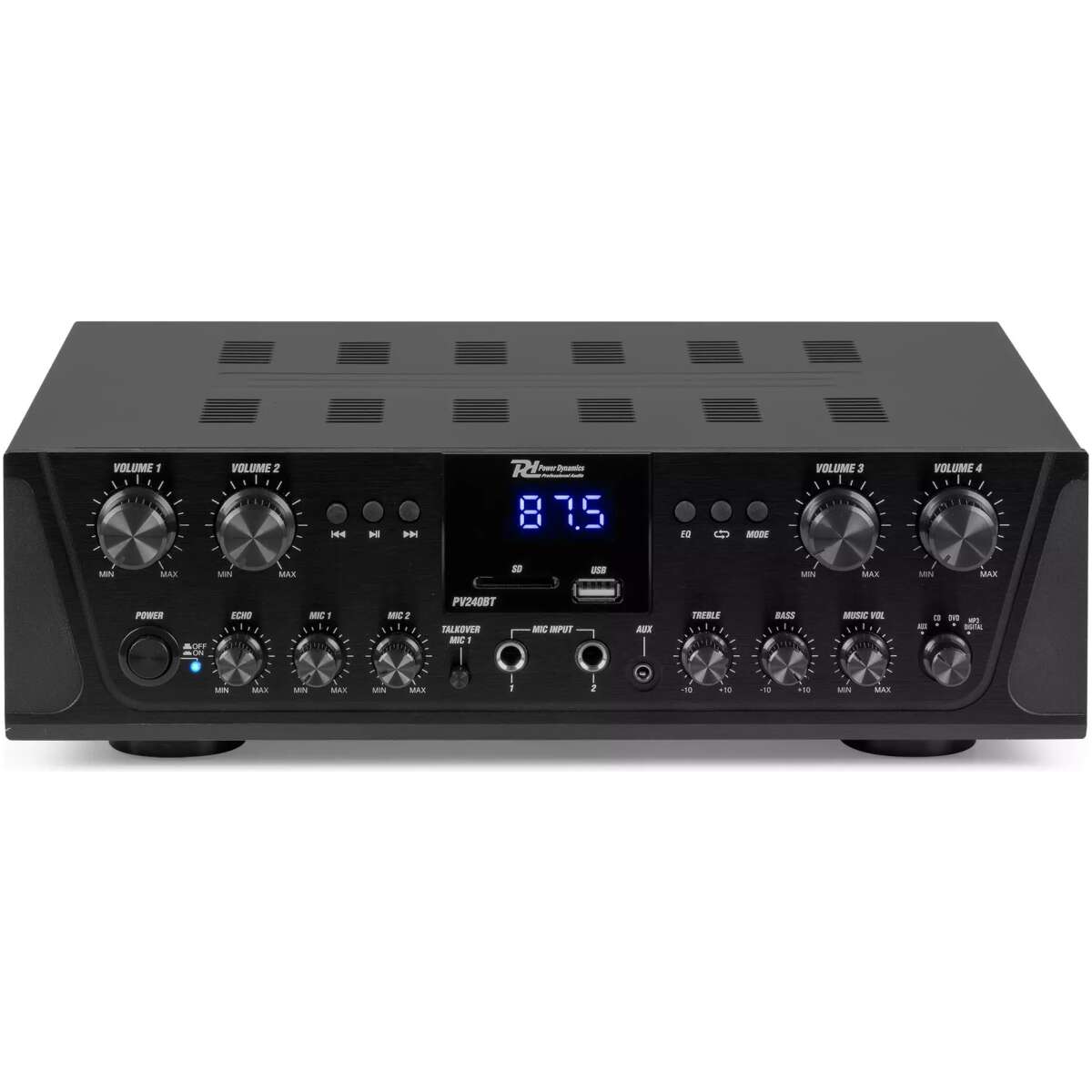 Pdm PV240BT Mixer Amplifier 4X 100W Bt/usb/sd/fm - Image 2