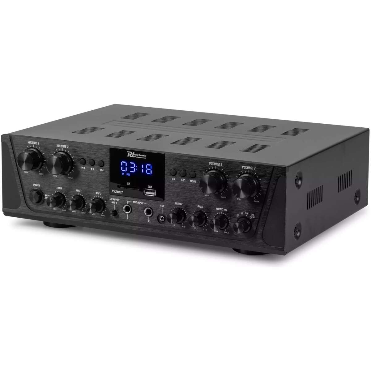 Pdm PV240BT Mixer Amplifier 4X 100W Bt/usb/sd/fm - Image 3
