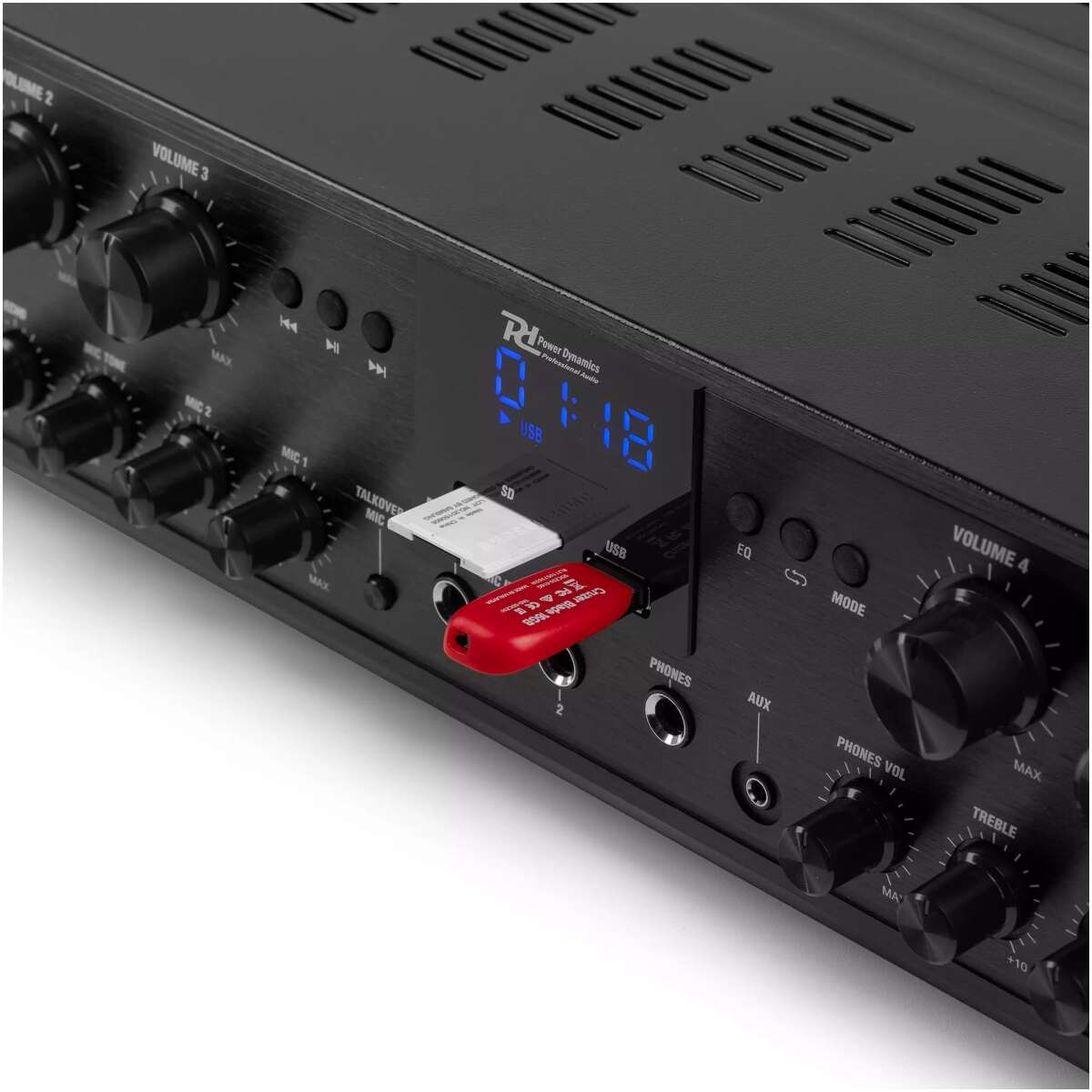 Pdm PV260BT Mixer Amplifier 6X 100W Bt/usb/sd/fm - Image 10