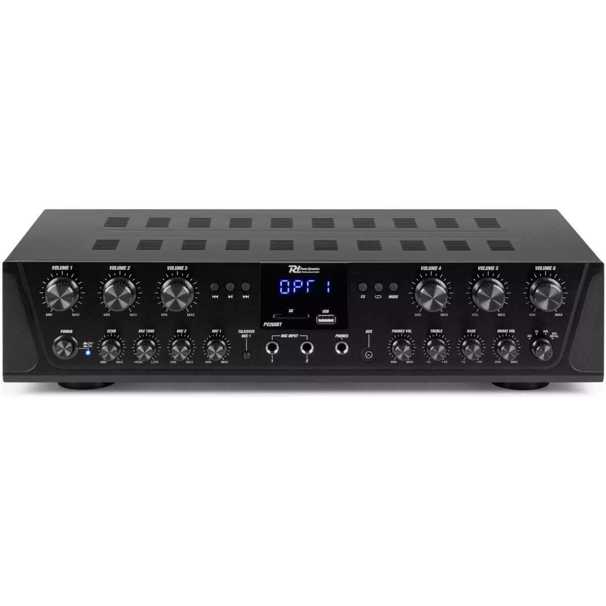Pdm PV260BT Mixer Amplifier 6X 100W Bt/usb/sd/fm - Image 2