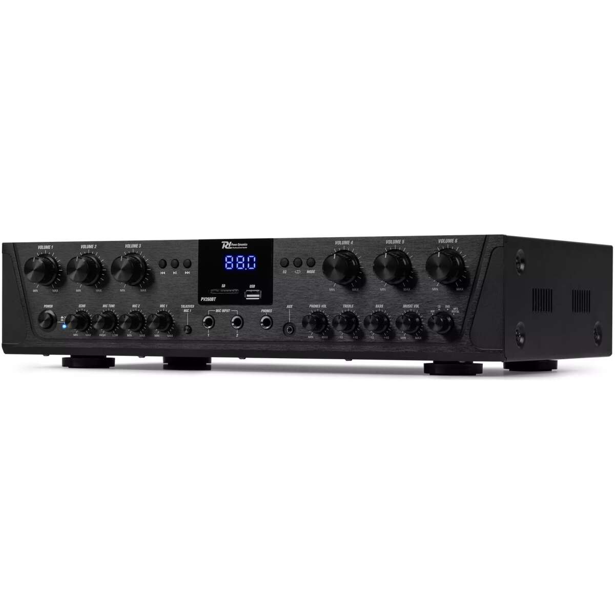 Pdm PV260BT Mixer Amplifier 6X 100W Bt/usb/sd/fm - Image 6