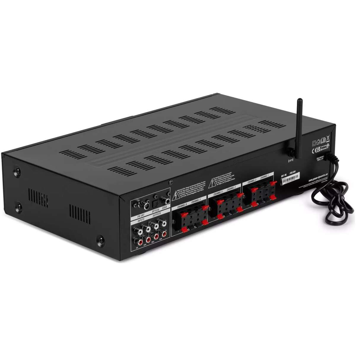 Pdm PV260BT Mixer Amplifier 6X 100W Bt/usb/sd/fm - Image 9