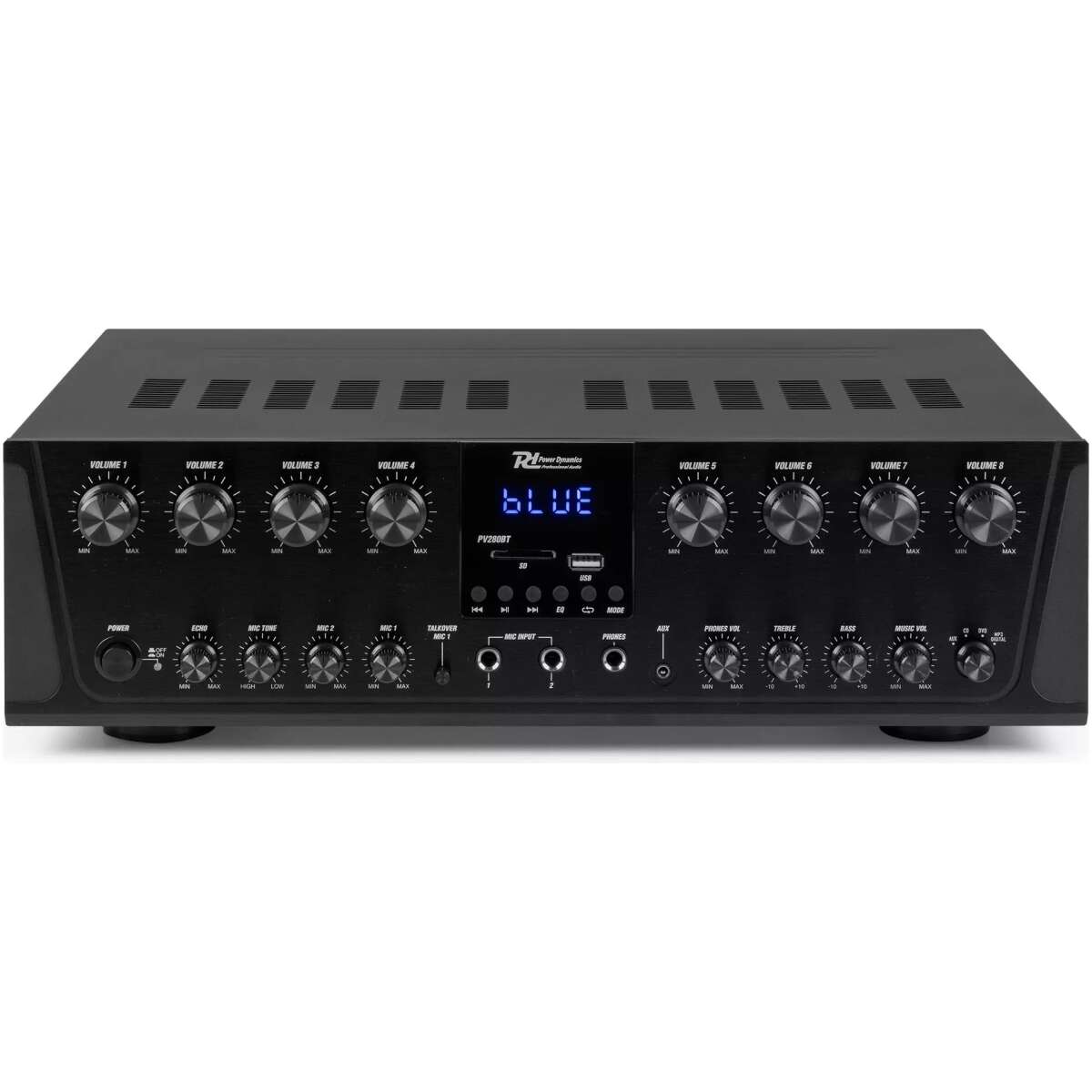 Pdm PV280BT Mixer Amplifier 8X 100W Bt/usb/sd/fm - Image 2