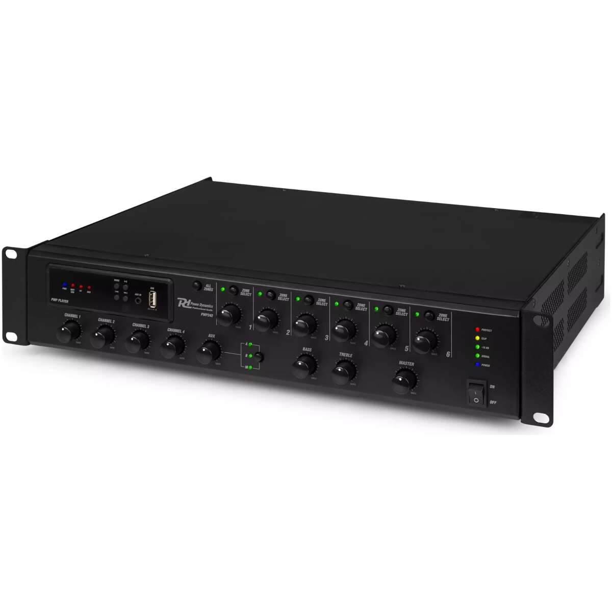 Pdm PMP240 Mixer Amplifier 240W Bt/usb/wifi 100V 6 Zone - Image 3
