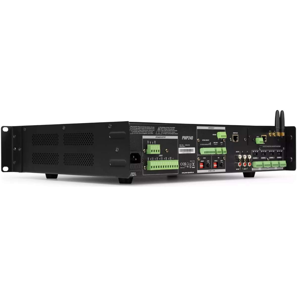 Pdm PMP240 Mixer Amplifier 240W Bt/usb/wifi 100V 6 Zone - Image 8