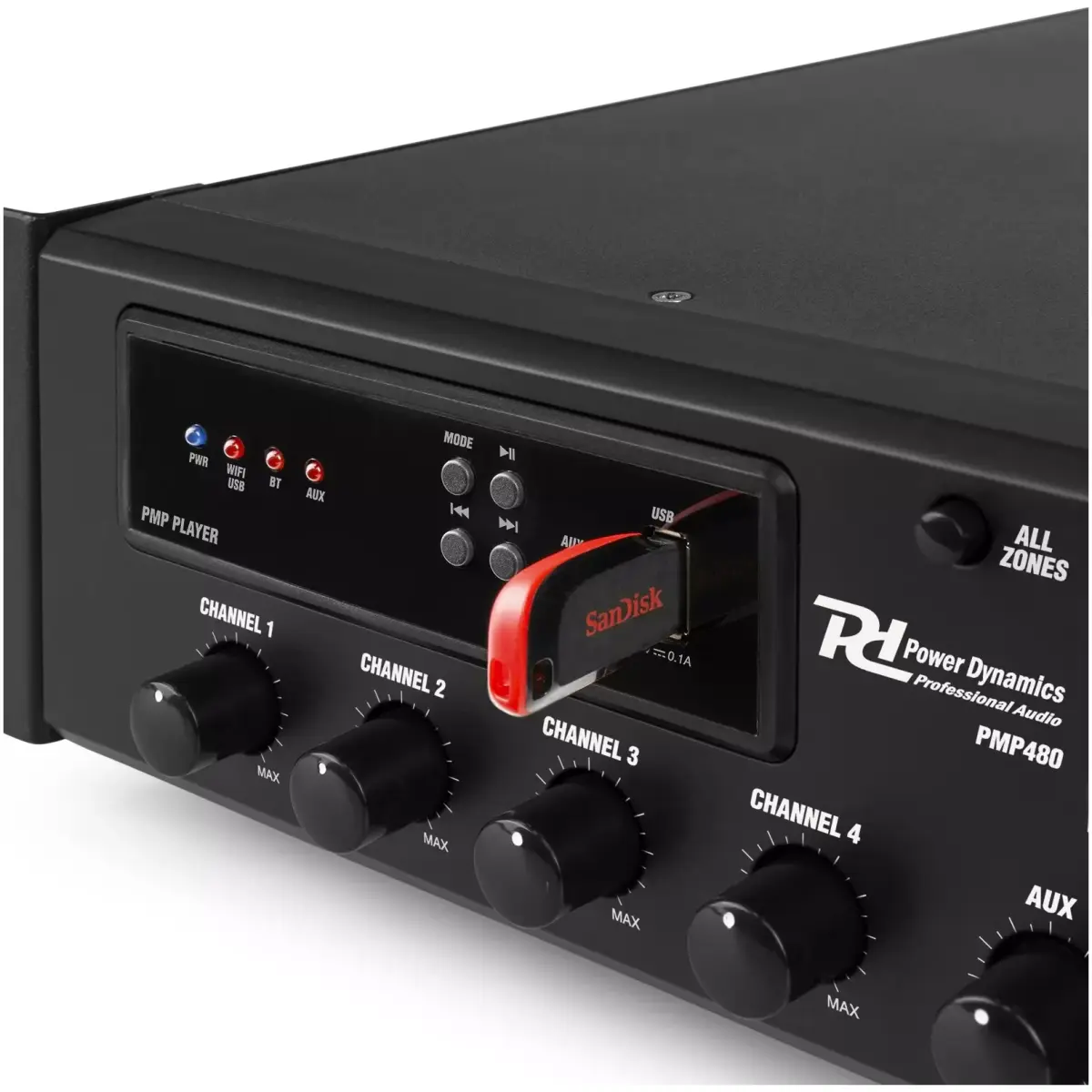 Pdm PMP480 Mixer Amplifier 480W Bt/usb/wifi 100V 6 Zone - Image 5