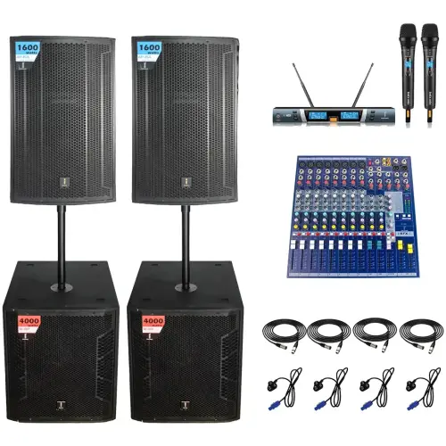 AP15 and M18P Active Speaker Combo