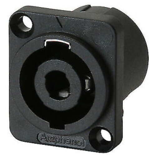 Amphenol Speaker Panel Mount 4 Pole Connector (Round, Solder Termination)
