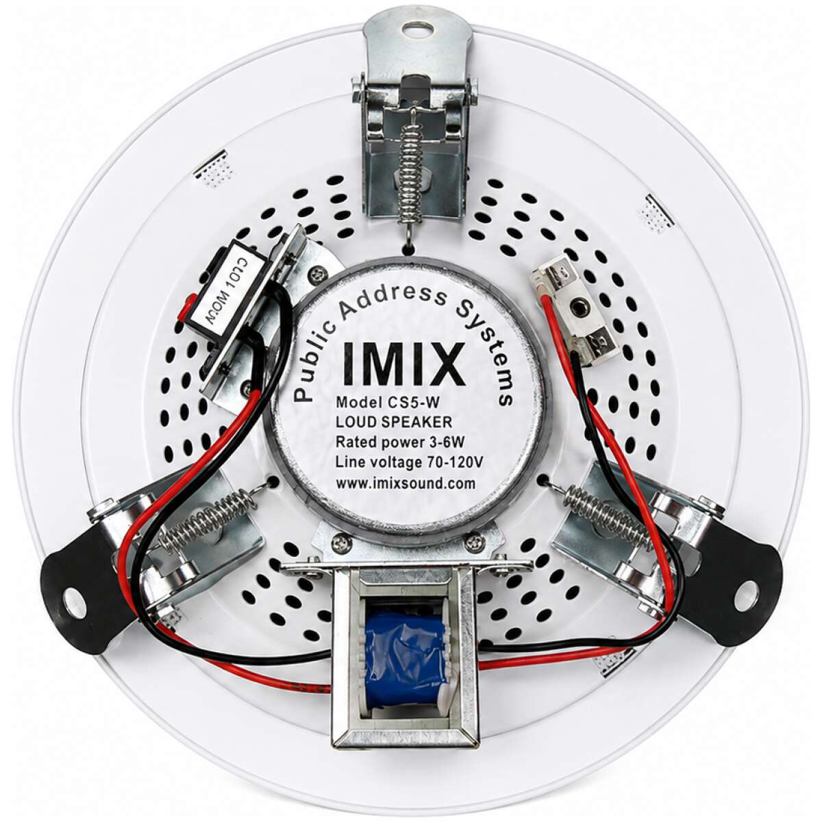 Imix Sound CS5-W Ceiling Speaker (Public Address System) White - Image 5