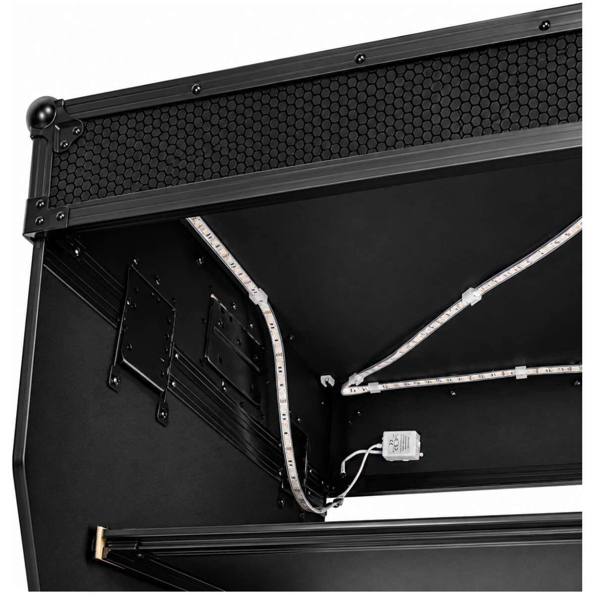 Imix Professional DJ Booth Flight Case with LED Lights - Image 5