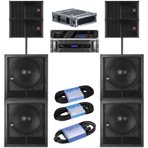 Hybrid PLA10 + DS18-1200 Line Array System Package