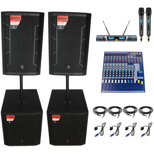 Imix ES115P and M18P Active Speaker Combo