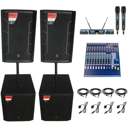 Imix ES115P and M18P Active Speaker Combo